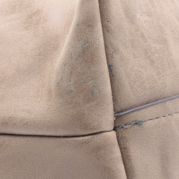 Reversable Beach Bag Shopping Tote Oversize Purse + Small Bag Blue-Green/Tan - Picture 11 of 16